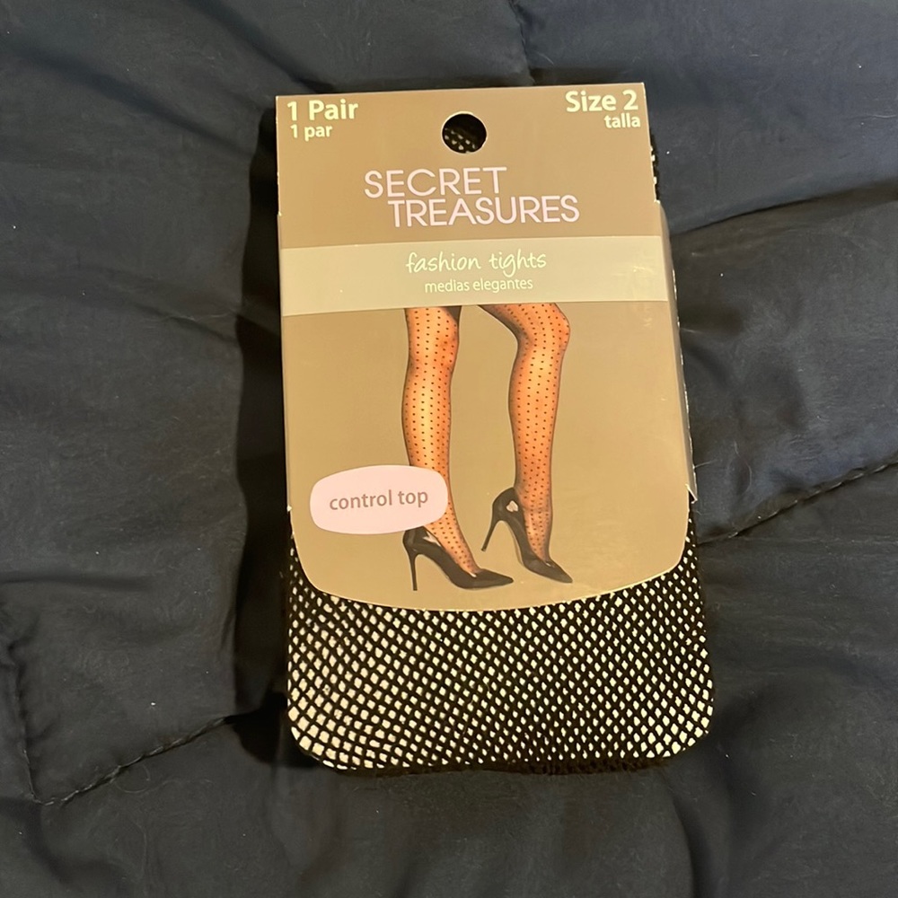 Secret Treasures Walmart Fishnet Fashion Tights